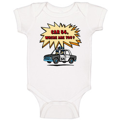 Car 54 Where Are You Tv Show Onesie Baby One Piece