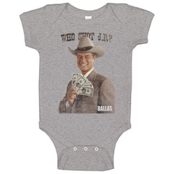 Who Shot Jr Dallas Vintage Onesie Baby One Piece Who Shot Jr Dallas Vintage Onesie Baby One Piece