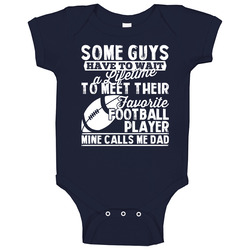 Favorite Football Player Star Sport Called Me Dad Father's Day Daddy Onesie Baby One Piece Favorite Football Player Star Sport Called Me Dad Father's Day Daddy Onesie Baby One Piece