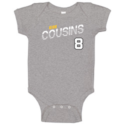 Kirk Cousins 8 Favorite Player Fan Onesie Baby One Piece Kirk Cousins 8 Favorite Player Fan Onesie Baby One Piece