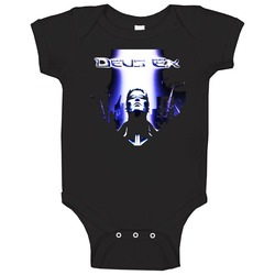 Deus Ex Jc Denton Video Game Black Onesie Baby One Piece Deus Ex Jc Denton Video Game Black Onesie Baby One Piece