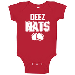 Deez Nats Funny Washington Baseball Fan Onesie Baby One Piece Deez Nats Funny Washington Baseball Fan Onesie Baby One Piece