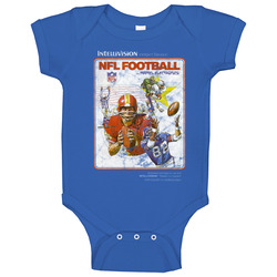 Nfl Football By Mattel Electronics Retro Video Game Gamer Fan Worn Look Onesie Baby One Piece Nfl Football By Mattel Electronics Retro Video Game Gamer Fan Worn Look Onesie Baby One Piece
