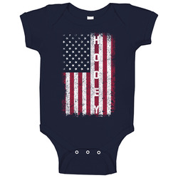 Hooey Family Last Name American Flag Onesie Baby One Piece Hooey Family Last Name American Flag Onesie Baby One Piece