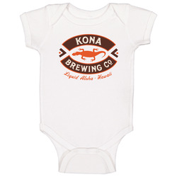 Kona Beer Hawaii Signature Alcohol Onesie Baby One Piece Kona Beer Hawaii Signature Alcohol Onesie Baby One Piece