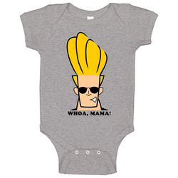 Johnny Bravo Fictional Musican Band Character Fan Onesie Baby One Piece Johnny Bravo Fictional Musican Band Character Fan Onesie Baby One Piece