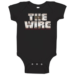 The Wire Logo Onesie Baby One Piece The Wire Logo Onesie Baby One Piece