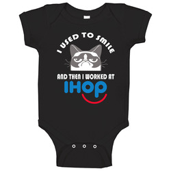 Ihop I Used To Smile Then I Worked There Funny Occupation Onesie Baby One Piece Ihop I Used To Smile Then I Worked There Funny Occupation Onesie Baby One Piece
