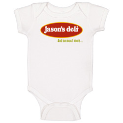 Jason's Deli Favourite Food Onesie Baby One Piece Jason's Deli Favourite Food Onesie Baby One Piece