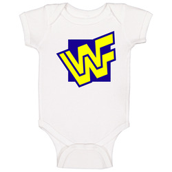 Wwf World Wrestling Federation 90s Old Logo Fan Onesie Baby One Piece Wwf World Wrestling Federation 90s Old Logo Fan Onesie Baby One Piece