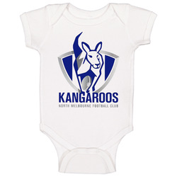Kangaroos North Melbourne Football Sport Onesie Baby One Piece Kangaroos North Melbourne Football Sport Onesie Baby One Piece