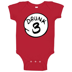 Drunk 3 Funny Halloween Costume Onesie Baby One Piece Drunk 3 Funny Halloween Costume Onesie Baby One Piece