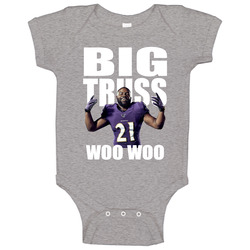 Mark Ingram Big Truss Woo Woo Baltimore Football Team Mantra Fan Onesie Baby One Piece Mark Ingram Big Truss Woo Woo Baltimore Football Team Mantra Fan Onesie Baby One Piece