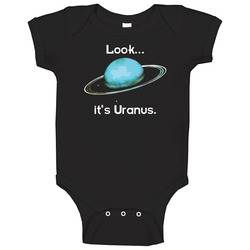 Uranus Planet Space Funny Onesie Baby One Piece Uranus Planet Space Funny Onesie Baby One Piece