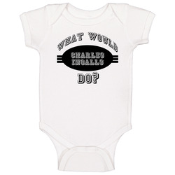 What Would Charles Ingalls Do Funny Wwjd Novel Character Parody Onesie Baby One Piece What Would Charles Ingalls Do Funny Wwjd Novel Character Parody Onesie Baby One Piece