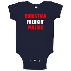 Christian Freakin' Pulisic Usa Footbal Player Soccer Fan Onesie Baby One Piece Christian Freakin' Pulisic Usa Footbal Player Soccer Fan Onesie Baby One Piece
