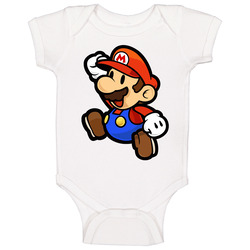 Super Mario Video Game Onesie Baby One Piece Super Mario Video Game Onesie Baby One Piece