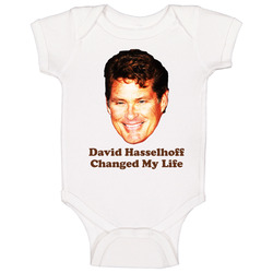 David Hasselhoff Changed My Life Onesie Baby One Piece David Hasselhoff Changed My Life Onesie Baby One Piece