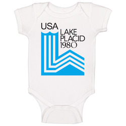Usa Lake Placid 1980 Winter Olympics Onesie Baby One Piece Usa Lake Placid 1980 Winter Olympics Onesie Baby One Piece