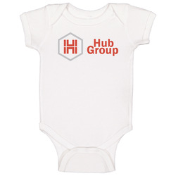 Hub Group Inc Nasdaq Company Logo Employee Fan Onesie Baby One Piece Hub Group Inc Nasdaq Company Logo Employee Fan Onesie Baby One Piece