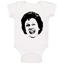 Edith Bunker Jean Stapleton All In The Family 80s Tv Show Character Fan Onesie Baby One Piece Edith Bunker Jean Stapleton All In The Family 80s Tv Show Character Fan Onesie Baby One Piece