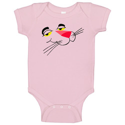 The Pink Panther Show Character Face Fan Onesie Baby One Piece The Pink Panther Show Character Face Fan Onesie Baby One Piece