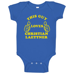 Christian Laettner This Guy Loves Basketball Hockey Baseball Football Onesie Baby One Piece Christian Laettner This Guy Loves Basketball Hockey Baseball Football Onesie Baby One Piece