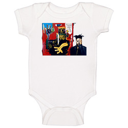 Jean Michel Basquiat Graffiti Artist Onesie Baby One Piece Jean Michel Basquiat Graffiti Artist Onesie Baby One Piece