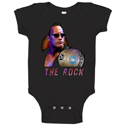 The Rock Dwayne Johnson Wrestling Legend Onesie Baby One Piece The Rock Dwayne Johnson Wrestling Legend Onesie Baby One Piece
