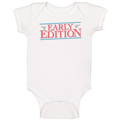 Early Edition 90s Tv Show Comedy Onesie Baby One Piece Early Edition 90s Tv Show Comedy Onesie Baby One Piece