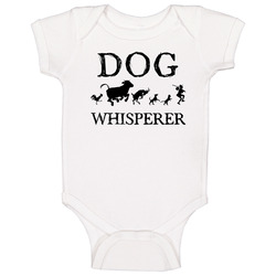Dog Animal Whisperer Onesie Baby One Piece Dog Animal Whisperer Onesie Baby One Piece