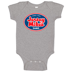 Jersey Mike's Subs Sandwhich Restaurant Onesie Baby One Piece Jersey Mike's Subs Sandwhich Restaurant Onesie Baby One Piece