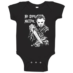 Mike Myers No Lives Matter Halloween Horror Movie Lover Onesie Baby One Piece Mike Myers No Lives Matter Halloween Horror Movie Lover Onesie Baby One Piece