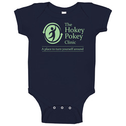 The Hokey Pokey Clinic A Place To Turn Yourself Around Onesie Baby One Piece The Hokey Pokey Clinic A Place To Turn Yourself Around Onesie Baby One Piece