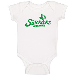 Dallas Sidekicks Major League Indoor Soccer Club Logo Onesie Baby One Piece Dallas Sidekicks Major League Indoor Soccer Club Logo Onesie Baby One Piece