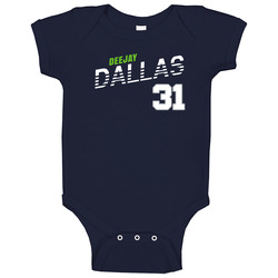 Deejay Dallas 31 Favorite Player Seattle Football Fan Onesie Baby One Piece Deejay Dallas 31 Favorite Player Seattle Football Fan Onesie Baby One Piece