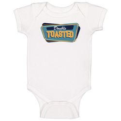 Double Toasted Trending Popular Youtube Channel Onesie Baby One Piece Double Toasted Trending Popular Youtube Channel Onesie Baby One Piece