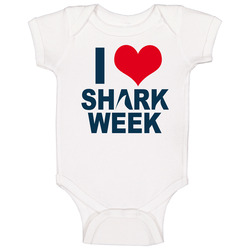 Shark Week I Love Onesie Baby One Piece Shark Week I Love Onesie Baby One Piece