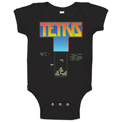 Tetris 1984 Best Video Games Of All Time Onesie Baby One Piece Tetris 1984 Best Video Games Of All Time Onesie Baby One Piece