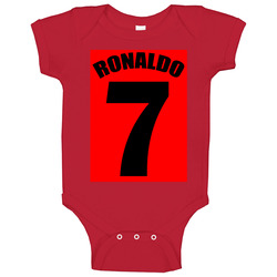 Cristiano Ronaldo Soccer Onesie Baby One Piece Cristiano Ronaldo Soccer Onesie Baby One Piece