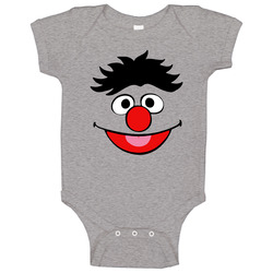 Ernie Face Sesame Street Halloween Group Costume Onesie Baby One Piece Ernie Face Sesame Street Halloween Group Costume Onesie Baby One Piece