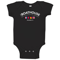 The Boathouse Popular Orlando Restaurant Onesie Baby One Piece The Boathouse Popular Orlando Restaurant Onesie Baby One Piece