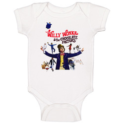 Willy Wonka And The Chocolate Factory Onesie Baby One Piece Willy Wonka And The Chocolate Factory Onesie Baby One Piece