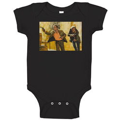 A Doomed Bolivian Shootout Butch Cassidy And The Sundance Kid 1969 Onesie Baby One Piece A Doomed Bolivian Shootout Butch Cassidy And The Sundance Kid 1969 Onesie Baby One Piece