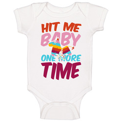 Hit Me Baby One More Time Funny Pinata Onesie Baby One Piece Hit Me Baby One More Time Funny Pinata Onesie Baby One Piece