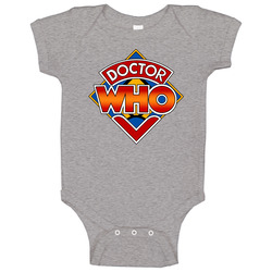 Doctor Who Classic Logo Onesie Baby One Piece Doctor Who Classic Logo Onesie Baby One Piece