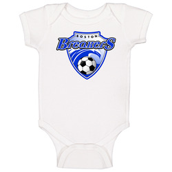 Boston Breakers Women's Professional Soccer League Team Logo Onesie Baby One Piece Boston Breakers Women's Professional Soccer League Team Logo Onesie Baby One Piece