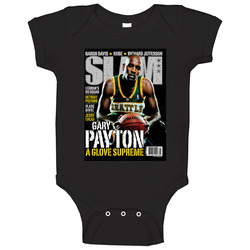 Slam Magazine Issue 67 Gary Payton Popular Basketball Magazine Grunge Look Onesie Baby One Piece Slam Magazine Issue 67 Gary Payton Popular Basketball Magazine Grunge Look Onesie Baby One Piece