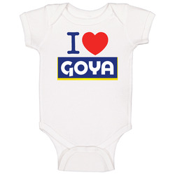 I Heart Love Goya Beans Logo Onesie Baby One Piece I Heart Love Goya Beans Logo Onesie Baby One Piece