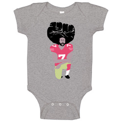 Colin Kaepernick Fist Afro Black Lives Matter Football Player Fan Dog Onesie Baby One Piece Colin Kaepernick Fist Afro Black Lives Matter Football Player Fan Dog Onesie Baby One Piece